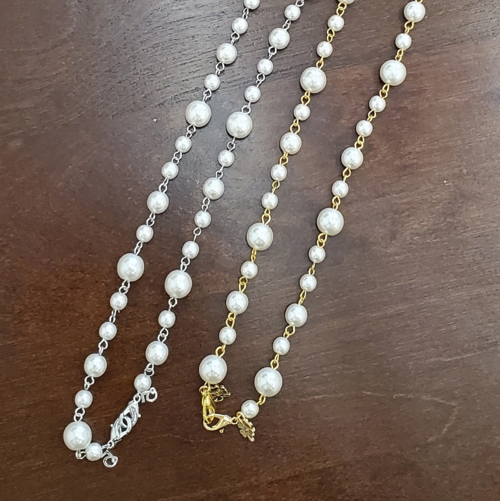 Pearl Chain Mask strap - Picture 3 of 4